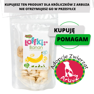 Alegia Loffki Banan Liofilizowany 30g (DLA ARBUZ ADOPCJE)