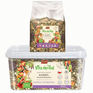 Vita Herbal karma pełnoporcjowa dla kawii domowej, 400g/900g