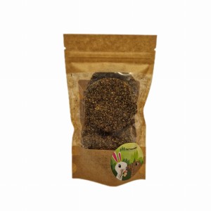 FACTORYHERBS Ciasteczka z pasternaku i babki lancetowatej z siemieniem lnianym