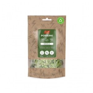 Powerki Brokuł liofilizowany dla gryzoni, królika oraz ptaków egzotycznych 20g vitapol