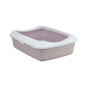 Classic kuweta z ramką, liliowa/biała, 37 × 15 × 48 cm 