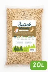 TIVO Żwirek luksusowy - drewniany 20l